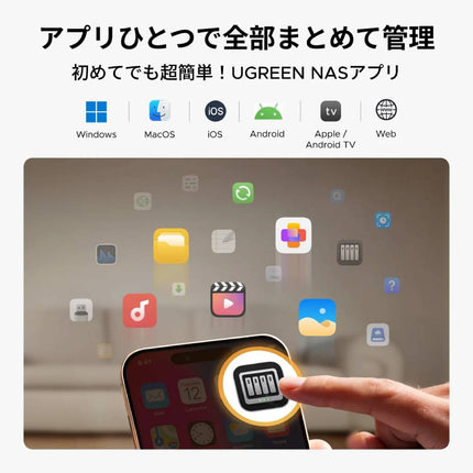 UGREEN NASync DH2300｜2ベイ NASストレージ 最大60TB対応