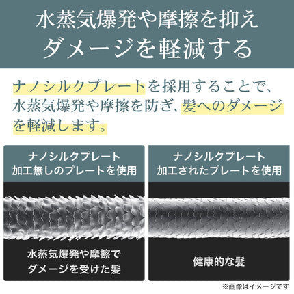 【公式】FEATHERAQUA ストレートアイロン ヘアアイロン マイナスイオン 24mm幅 ナノシルクプレート 特殊テフロン加工 耐熱ポーチ 海外対応 230℃ FA-SHI24シリーズ