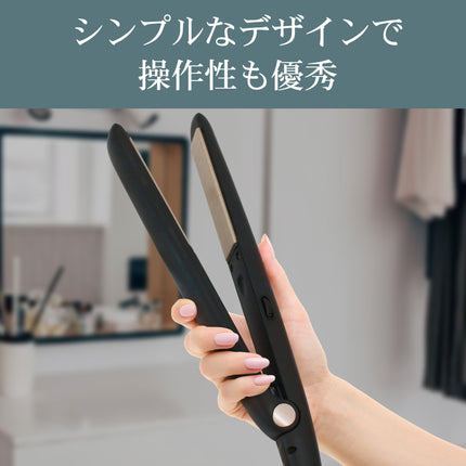 【公式】FEATHERAQUA ストレートアイロン ヘアアイロン マイナスイオン 24mm幅 ナノシルクプレート 特殊テフロン加工 耐熱ポーチ 海外対応 230℃ FA-SHI24シリーズ