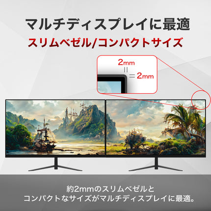 【公式】IRIE ゲーミングモニター 24.5インチ リフレッシュレート 240Hz 1920x1080 フルHD HDR対応  FFF-LD25G6