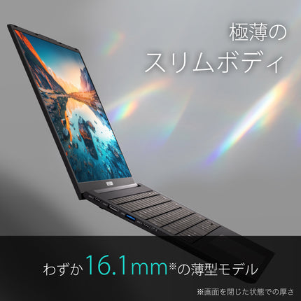 【公式】IRIE ノートパソコン Core i3-1215U Windows11 14.1インチ 256GB メモリ16GB 1年保証 FFF-PC14B1BK-RSL