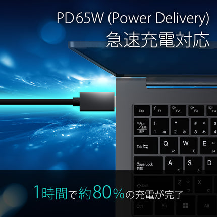 【公式】IRIE ノートパソコン Core i3-1215U Windows11 14.1インチ 256GB メモリ16GB 1年保証 FFF-PC14B1BK-RSL
