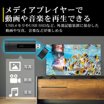 【公式】IRIE Google TV 32V型 中古 ハイビジョン 外付けHDD番組録画 配信動画視聴 地上波視聴 Wチューナー搭載 FFF-TV32WG-RSL-U