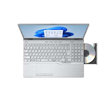 富士通 ノートパソコン Office付き 整備済み品(マウス・MNL無) Windows11 15.6インチ SSD 256GB 16GBメモリ Ryzen 7 フルHD DVD-RW WPS Office搭載 FMV FUJITSU LIFEBOOK AH50/H1 FMVA50H1S 180日保証 訳あり アウトレット
