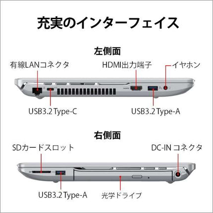 富士通 ノートパソコン Office付き 整備済み品(マウス・MNL無) Windows11 15.6インチ SSD 256GB 16GBメモリ Ryzen 7 フルHD DVD-RW WPS Office搭載 FMV FUJITSU LIFEBOOK AH50/H1 FMVA50H1S 180日保証 訳あり アウトレット