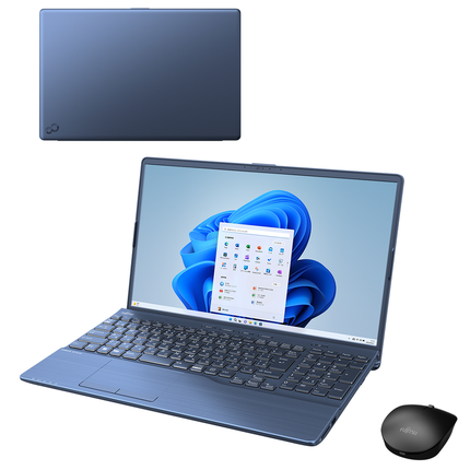 富士通 ノートパソコン アウトレット Office付き 新品 同様 Windows11 15.6インチ SSD 512GB 16GBメモリ Ryzen 7 フルHD Blu-ray Webカメラ FMV FUJITSU LIFEBOOK AH53/H2 FMVA53H2L 訳あり