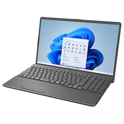富士通 ノートパソコン アウトレット Office付き 新品 同様 Windows11 15.6インチ SSD 512GB 8GBメモリ Ryzen 7 フルHD DVD-RW Webカメラ FMV FUJITSU LIFEBOOK AH54/J3 FMVA54JB 訳あり