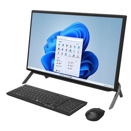 富士通 デスクトップパソコン アウトレット Office付き 新品 同様 Windows11 23.8インチ SSD 1TB 16GBメモリ Core i5 フルHD DVD-RW FMV FUJITSU FMV F55-K1 FMVF56K1BZ 訳あり