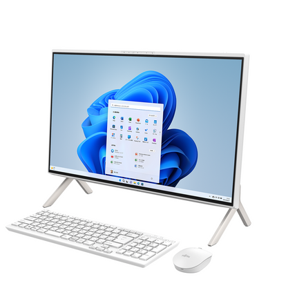富士通 デスクトップパソコン アウトレット Office付き 新品 同様 Windows11 23.8インチ SSD 512GB 16GBメモリ Ryzen 7 フルHD DVD-RW FMV FUJITSU ESPRIMO WFB/H3 FMVFH06001 訳あり