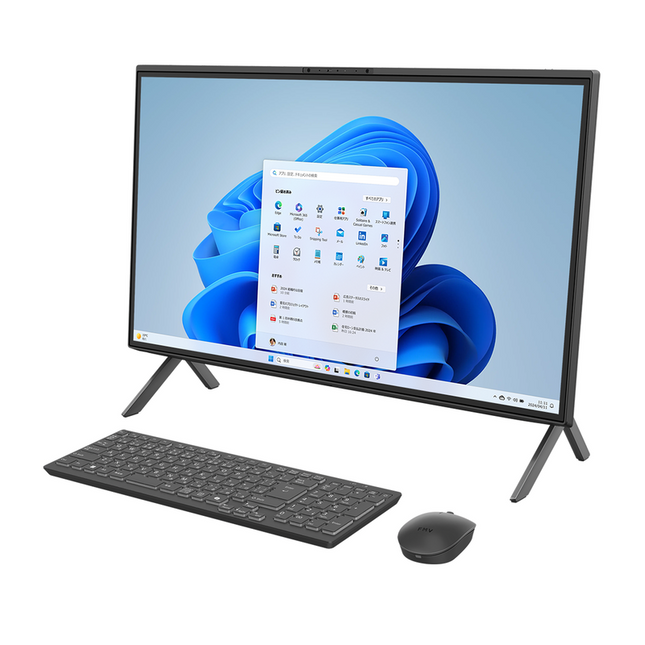 富士通 デスクトップパソコン アウトレット Office付き 新品 同様 Windows11 27インチ 2TB + 512GB SSD 16GBメモリ Core i5 WQHD DVD-RW FMV FUJITSU FMV WF2-K1 FMVFH07001 訳あり