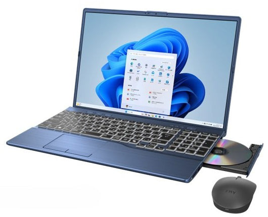 富士通 ノートパソコン アウトレット Office付き 新品 同様 Windows11 16インチ SSD 512GB 16GBメモリ Core i7 WUXGA DVD-RW Webカメラ FMV FUJITSU FMV Note A FMVA75K3LZ 訳あり