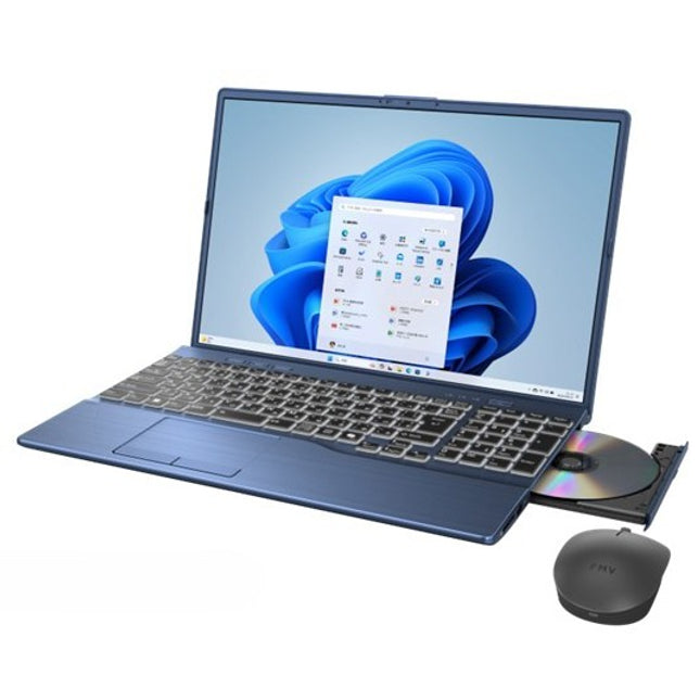 富士通 ノートパソコン アウトレット Office付き 新品 同様 Windows11 16インチ SSD 512GB 16GBメモリ Core i7 WUXGA DVD-RW Webカメラ FMV FUJITSU FMV Note A FMVA75K3LZ 訳あり