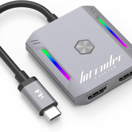 HCM002GM1F USB-C デュアル HDMI アダプター｜8K/4K 映像出力対応