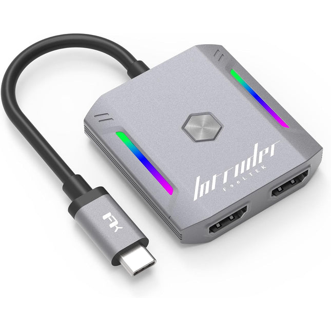 HCM002GM1F USB-C デュアル HDMI アダプター｜8K/4K 映像出力対応