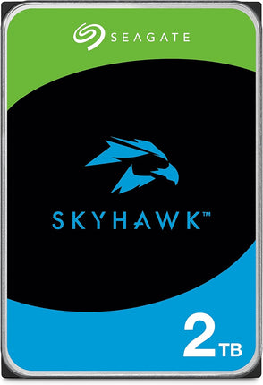Seagate SkyHawk 2TB HDD ST2000VX008｜監視カメラ・レコーダー向け耐久HDD｜24時間録画・低発熱モデル