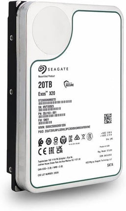 3.5インチ HDD SEAGATE HDD 20TB ST20000NM007D 内蔵 SATA600 7200 Enterprise 3.5HDD メーカーリファブ