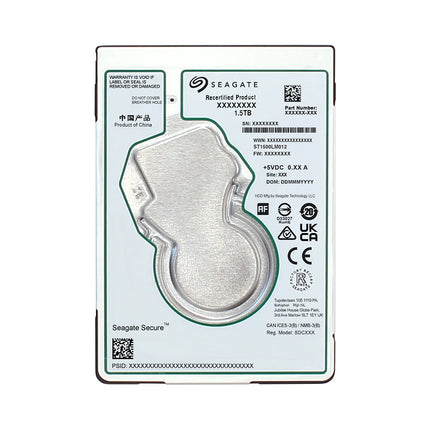 2.5インチ HDD 1.5TB 5400rpm 9.5mm シーゲイト SEAGATE メーカーリファービッシュ品　ST1500LM012-F