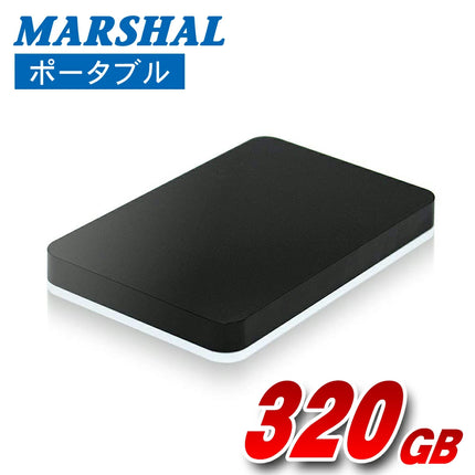 【公式】FFF SMART LIFE CONNECTED ポータブル外付けHDD 320GB TV録画対応 USB3.2 Gen1 Windows11 2.5インチ 1年保証 MAL2320EX3-BK