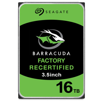 Seagate Barracuda ST16000DM001 整備済み 16TB 3.5インチ 内蔵HDD｜デスクトップPC換装・増設用 国内正規代理店品 180日保証