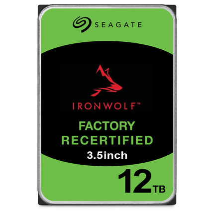 Seagate IronWolf 12TB HDD ST12000VN0008｜NAS・常時稼働向け高耐久モデル｜RAID対応・低振動
