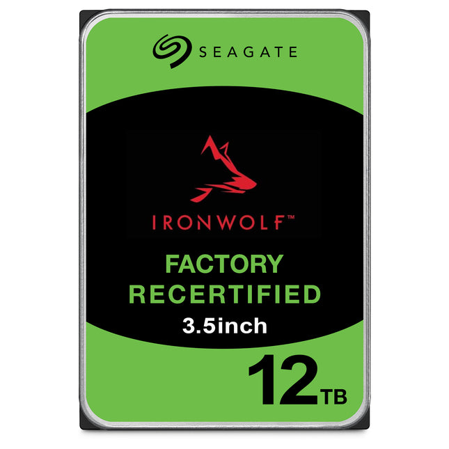 Seagate IronWolf 12TB HDD ST12000VN0008｜NAS・常時稼働向け高耐久モデル｜RAID対応・低振動