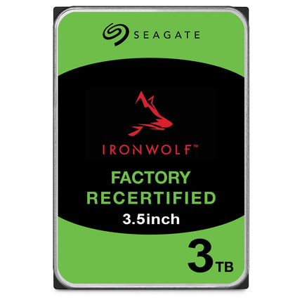 Seagate IronWolf ST3000VN006 整備済み 3TB 3.5インチ NAS用 内蔵HDD｜24時間稼働・RAID対応 国内正規代理店品 180日保証