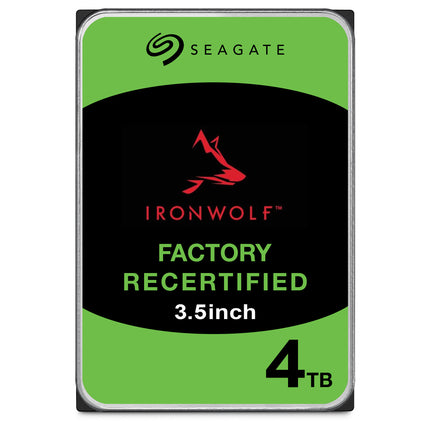 Seagate IronWolf ST4000VN006 整備済み 4TB 3.5インチ NAS用 内蔵HDD｜24時間稼働・RAID対応 国内正規代理店品 180日保証