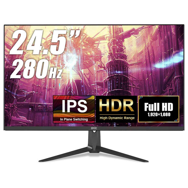 ゲーミングモニター 24.5インチ 中古 リフレッシュレート 280Hz 1920x1080 フルHD HDR対応 PS5対応 IRIE  FFF-LD25G2B【公式】