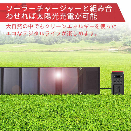 【公式】ポータブル電源 500W 大容量 120000mAh 444Wh PSE認証済 蓄電池 充電 コンセント USB バッテリー キャンプ 防災 アイリー FFF-PB120K1
