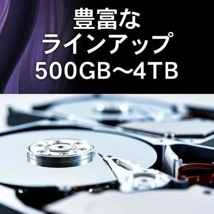 【公式】FFF SMART LIFE CONNECTED 内蔵HDD 500GB 2.5インチ SATA 回転数 7200rpm 6ヶ月保証 MAL2500SA-T72L